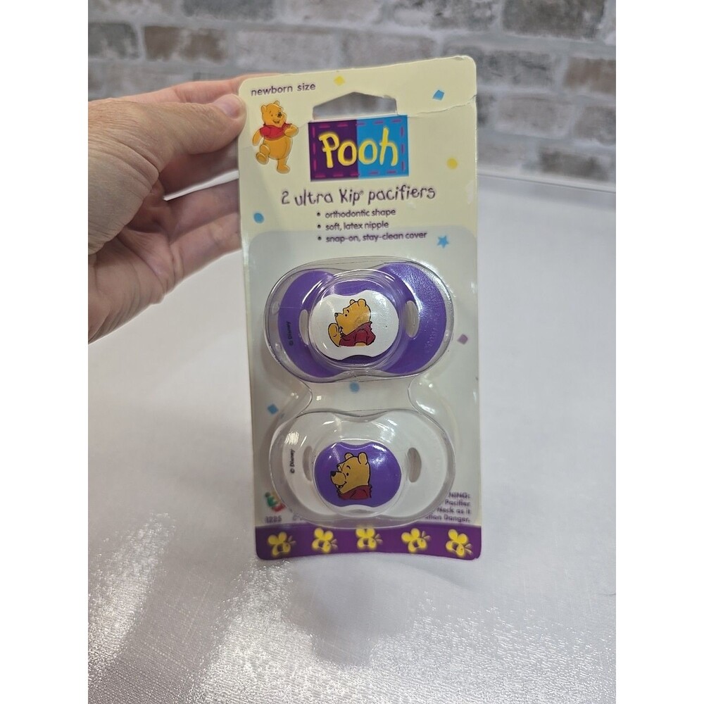 Vintage 1995 THE FIRST YEARS Baby Orthodontic Pacifier NOS WINNIE POOH **READ**